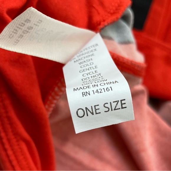 NWT LuLaRoe OS Halloween leggings red-orange black stripes dots harlequin - Picture 5 of 5